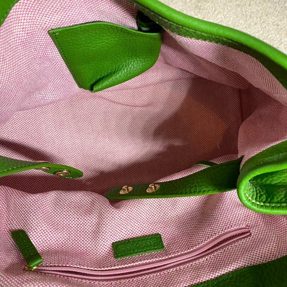 Dooney & Bourke Logo Lock Shoulder Bag Green NWOT - Picture 12 of 16